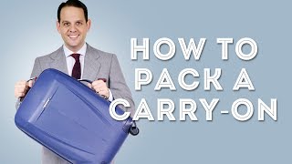 How To Pack A CarryOn Suitcase For A Short Business Trip  Packing Tips amp Hacks From a Travel Pro [upl. by Lambert66]