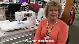 Janome QDC Series Threading Your Bobbin and Machine [upl. by Fradin561]