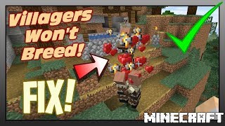 Villagers Wont Breed quotFIXquot  Minecraft 114  1151 [upl. by Kelli61]