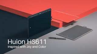 CES NEW RELEASES INSPIRED WITH JOY AND COLOR HUION HS611 [upl. by Yeliw]