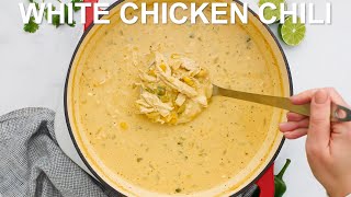 Instant Pot White Chicken Chili [upl. by Zetana]