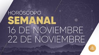 HOROSCOPO SEMANAL  16 AL 22 DE NOVIEMBRE  ALFONSO LEÓN ARQUITECTO DE SUEÑOS [upl. by Ilocin77]