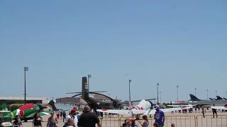 B1B Lancer high speed pass 3 Dyess big country AirFest 2018 [upl. by Ahsaek]