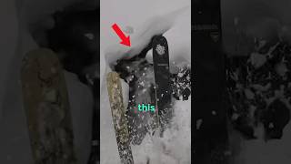 Skier Suddenly Falls Into Unseen Pit [upl. by Anilorak392]