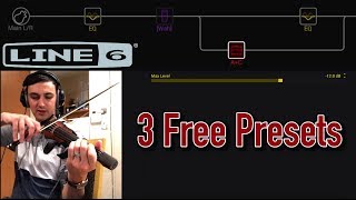 3 Electric Violin Rock Tones to get you started  Line 6 Helix [upl. by Akimas]