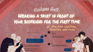 Wear a skirt in front of your boyfriend challenge ftNonToxic LevYakuKuroKen pt 2 [upl. by Llenej]