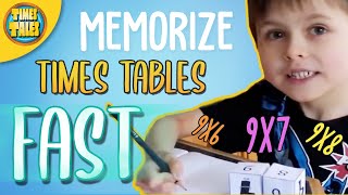 How To Memorize Multiplication Tables FAST [upl. by Reseta]