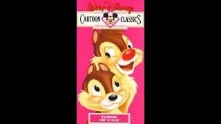 OpeningIntervalsAnd Closing To Walt Disney Cartoon ClassicsStarring Chip N Dale 1987 VHS [upl. by Boylan]