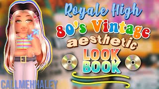 80s90s VINTAGE AESTHETIC LOOKBOOK📀💘  Royale High Outfits [upl. by Steffie906]