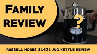 Russell Hobbs 21671 Jug Kettle Family Review [upl. by Notsuj]