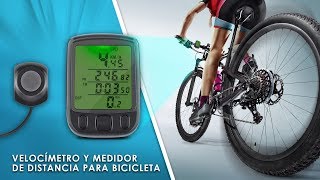 VELOCÍMETRO Y MEDIDOR DE DISTANCIA PARA BICICLETA BIKE030 [upl. by Docilla]