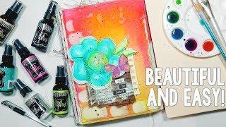 Watercoloring with Dylusions [upl. by Ayidah]