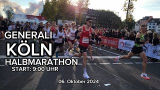 Generali Köln Halbmarathon 2024  START 900 Uhr [upl. by Einegue]