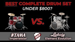 Tama Imperialstar vs Ludwig Element Evolution Drum Set  In Depth Review [upl. by Htrag]