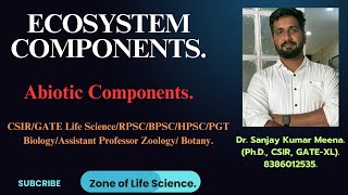 Ecosystem Biotic Components CSIRGATERPSCMPPSCHPSCBPSC PGT BIOLOGY ZOOLOGYBOTANY [upl. by Nivrad746]