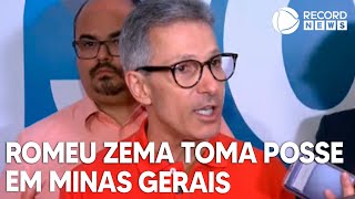 Governador Romeu Zema toma posse em Minas Gerais [upl. by Airdnekal22]