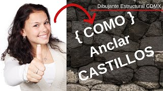 ⚓  𝐀𝐍𝐂𝐋𝐀𝐉𝐄 𝐃𝐄 𝐂𝐀𝐒𝐓𝐈𝐋𝐋𝐎𝐒  en cimentación de mampostería ENTRA Y APRÉNDELO Video 26 [upl. by Clarinda]