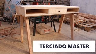 Escritorio con terciado master mueblería  Parte 1 [upl. by Zeiler]