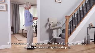 Amramp  Handicare 1100 – Our Best Stairlift Yet [upl. by Nettirb872]