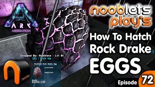 ARK ABERRATION HOW TO TAME A DRAKE  HATCH DRAKE EGGS [upl. by Idihc]