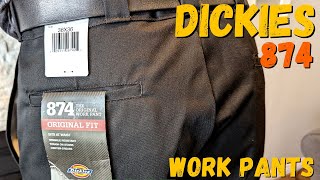 Dickies Original 874 Work Pants Overview [upl. by Patience]