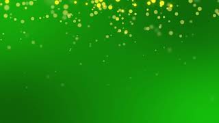 Green screen gold particles loop 1080  Background Videos for Editing [upl. by Fulcher]