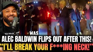 Trump Impersonator Triggers Alec Baldwin Outside His Home [upl. by Proffitt]