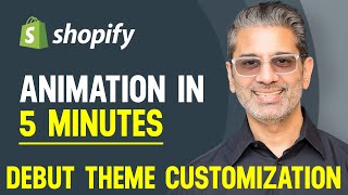 Shopify Website Design  How to Add Animations [upl. by Adlitam]