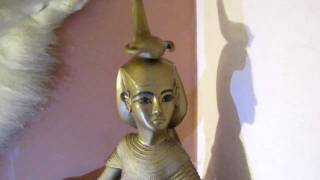 quot Serket quot  Egyptian goddess from the grave of quot Tutankhamun quot replica [upl. by Eelyrag]