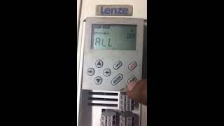 Lenze drive 82009300 EVS run by keypad or how to start with keypad [upl. by Dimah]