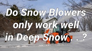 Snow Blower Challenge Kubota LX3310 with LX2963 versus Snow Sleet Freezing Rain [upl. by Foss]