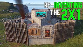 REINVENTING The 2x1 Bunker Rust Base Design 2023 [upl. by Yerrok]