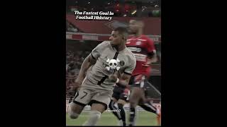 The Fastest goal ⚽🔥💥 football messi goals argentina neymar mbappe shorts [upl. by Nollahp]