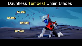 Dauntless Tempest Chain Blade Build [upl. by Ynabla]