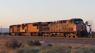 Railfanning Mojave amp Cameron CA 7323 Ft SP Leader amp More [upl. by Nosniv398]