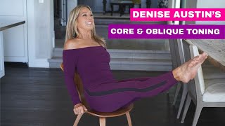 Denises Core amp Oblique Workout  5MIN [upl. by Jarv785]