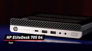 Deutlich geschrumpft HP EliteDesk 705 G4 im Test [upl. by Nairbal]