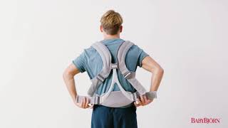 BABYBJÖRN –How to use the facingout position on Baby Carrier Move [upl. by Ynnaej610]