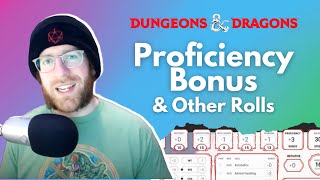 DampD  Proficiency Bonus and Other Rolls [upl. by Ruperta]