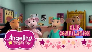 Angelina Ballerina  👩‍🏫🩰Learning and Dancing👩‍🏫🩰 Video For Kids [upl. by Leontyne]