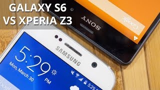 Samsung Galaxy S6 vs Sony Xperia Z3 [upl. by Goraud]