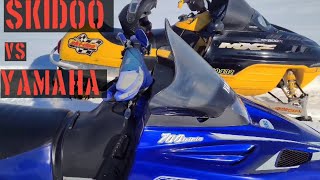 MXZ 800 vs SXR 700Which ones faster [upl. by Thursby]