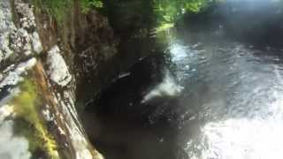 Stainforth force waterfall jumping [upl. by Nidnal344]