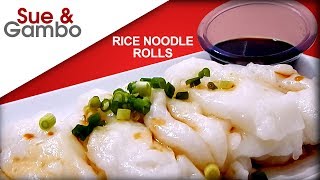 Rice Noodle Rolls  Cheung Fun Recipe [upl. by Ennayehc]