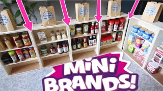 DIY MINI BRANDS MINI MART EASY CHEAP TUTORIAL [upl. by Homans]