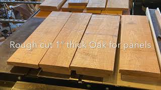 How to build solid oak exterior doors with floating panels [upl. by Bray]