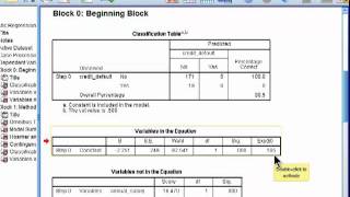 Logistic Regression  SPSS part 2 [upl. by Lenka]