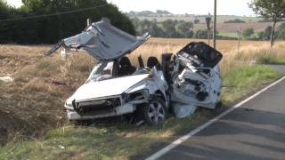 Schwerer Unfall zwischen Vellmar und Espenau [upl. by Radburn]