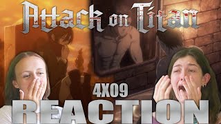 Attack on Titan SUB  4x9 Brave Volunteers  Reaction [upl. by Koser]