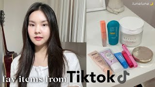 Fav items from Tiktok🖤 รีวิวของที่ใช้แล้วชอบ ใช้แล้วซื้อซ้ำจาก Tiktok🎶  Lunelune [upl. by Winfield]